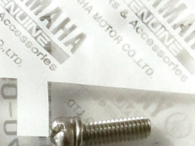 Genuine Yamaha Float Bowl Screw 9 9F 15F 98580 04014 Yamaha 9 9F